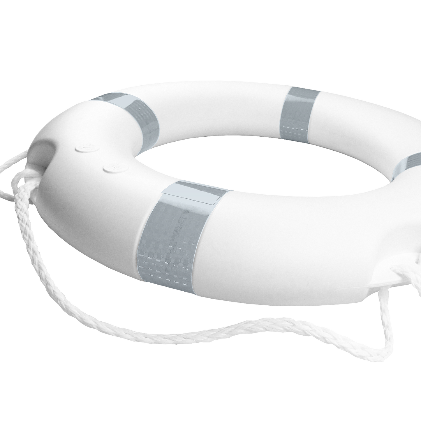 Lifebuoy White with reflective stripes
