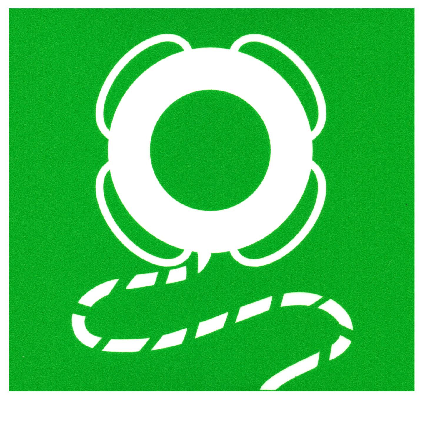 IMO Sign Lifebuoy with Line