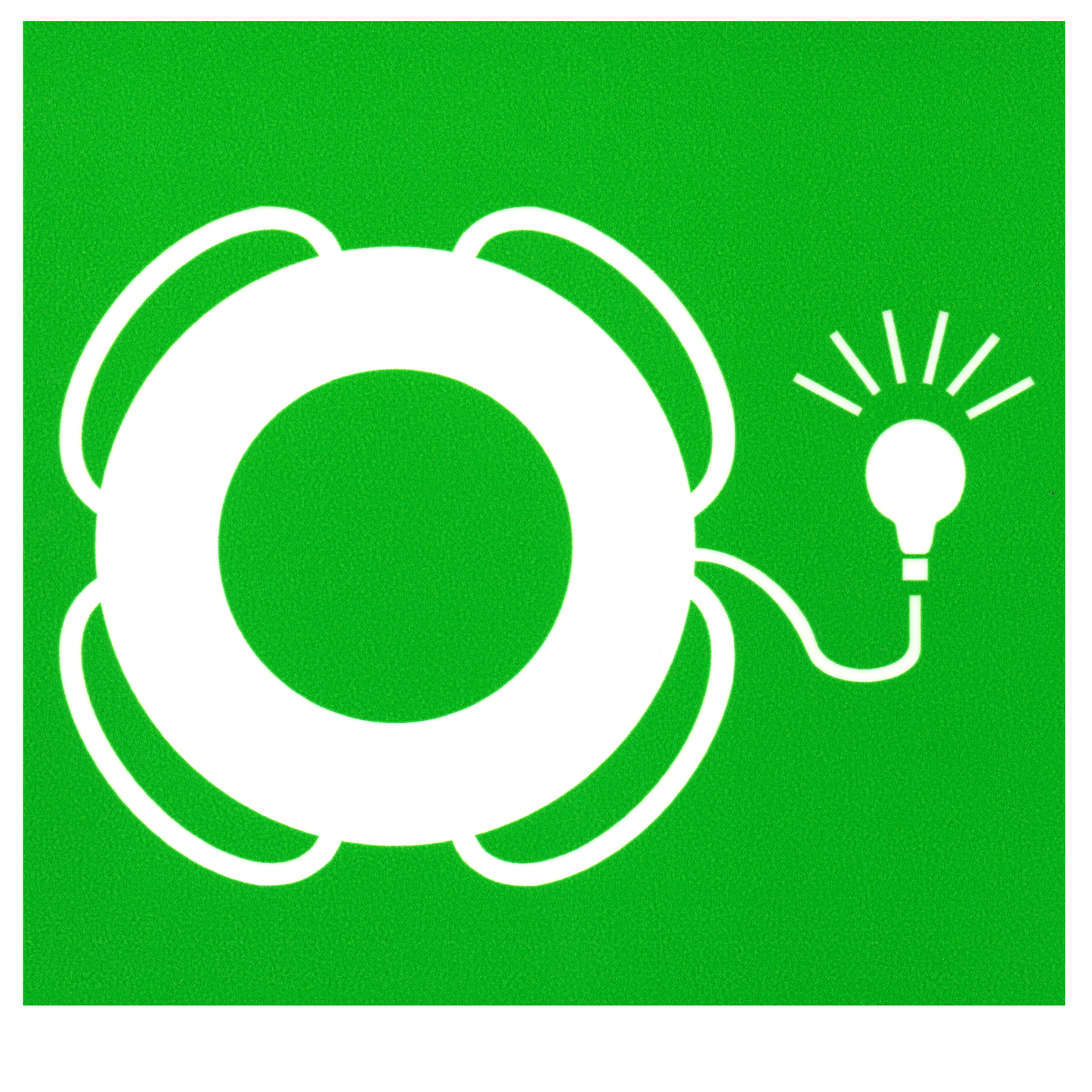 IMO Sign Lifebuoy with Light