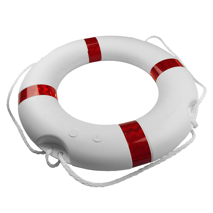Lifebuoy with Red Stripes