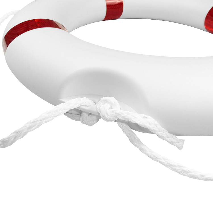 Lifebuoy with Red Stripes