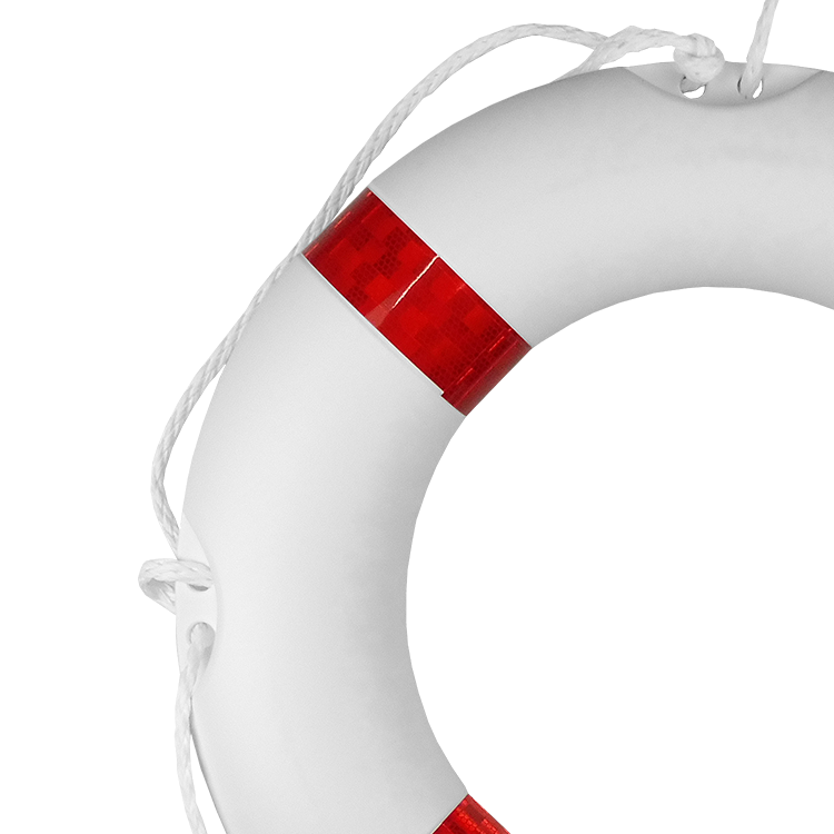 Lifebuoy with Red Stripes