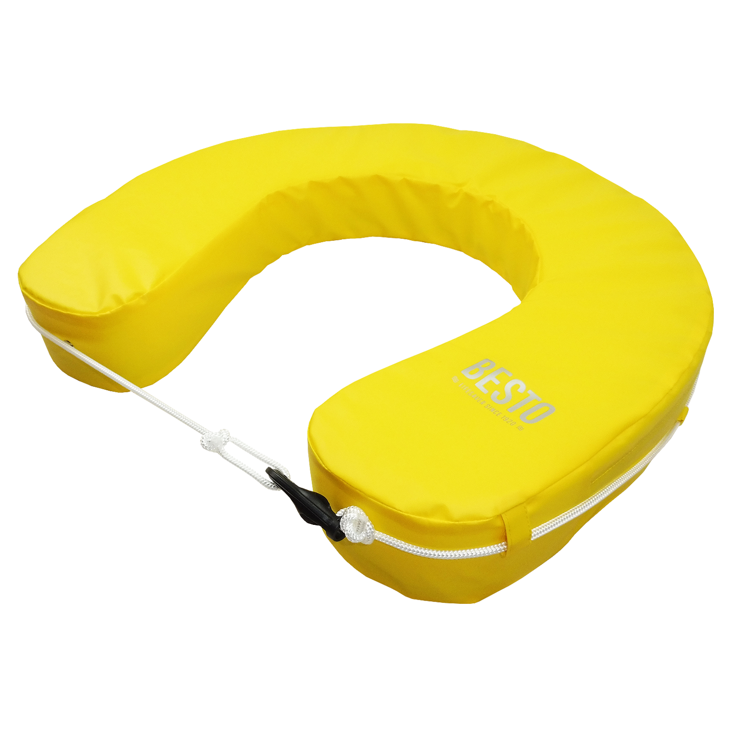Yellow Horseshoe Buoy
