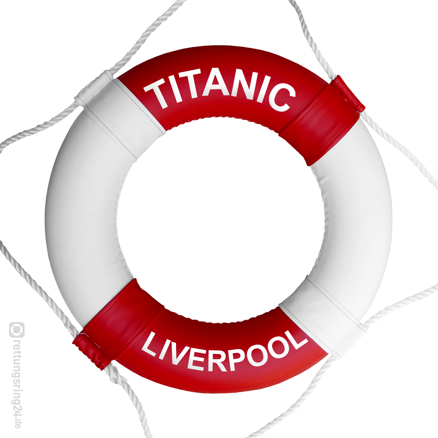 Personalised Lifebuoy Red & White