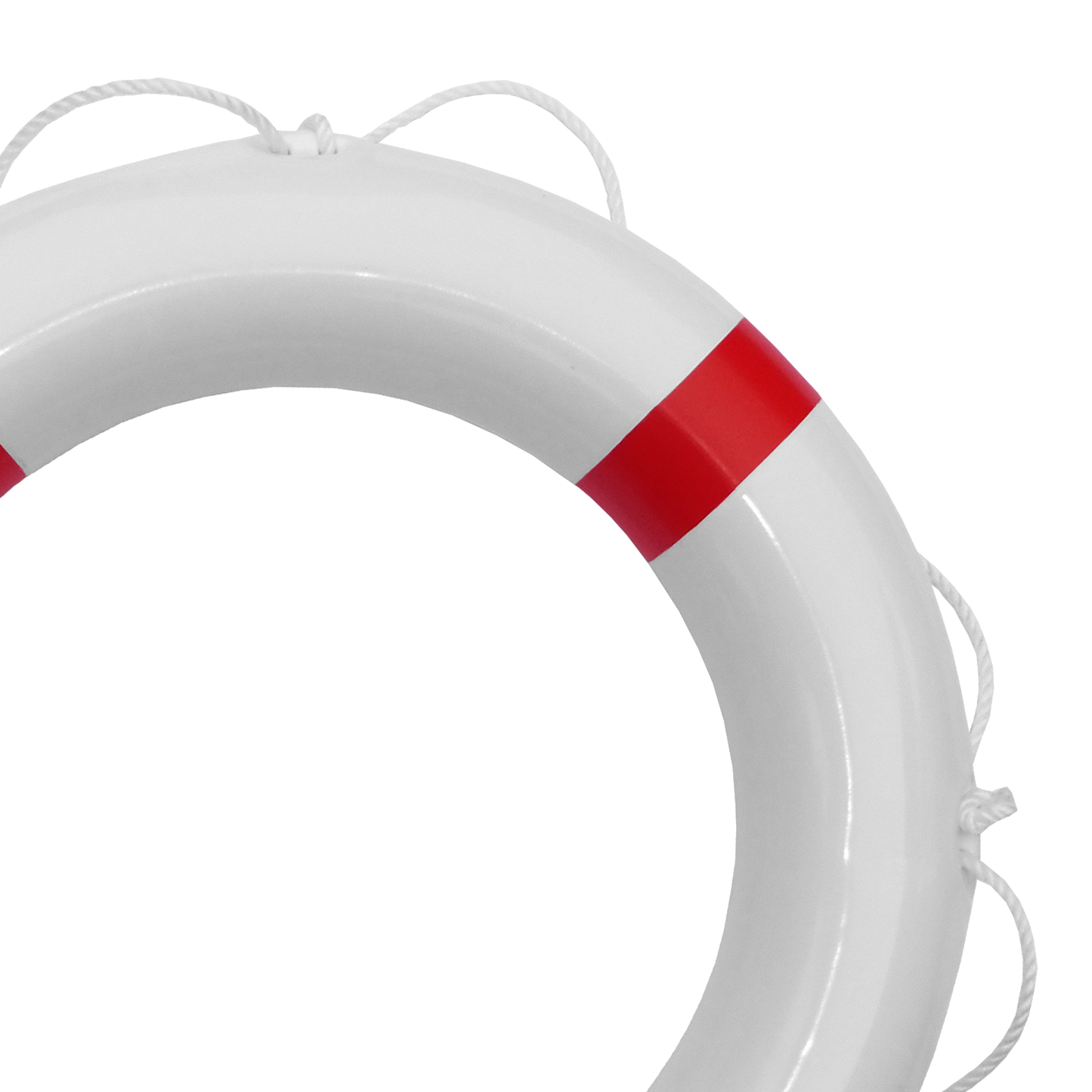 White Majoni Lifebuoy with Red Stripes 24" (60 cm)