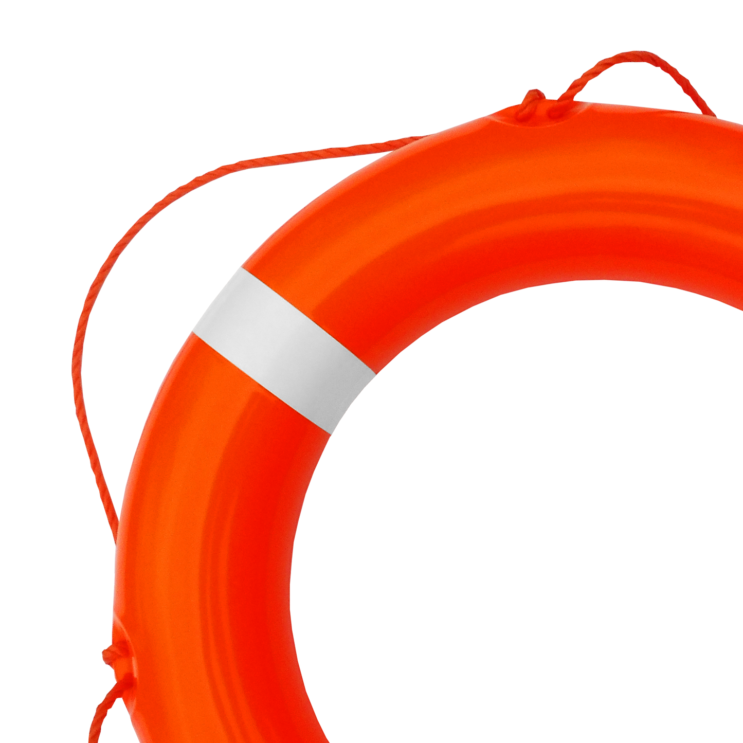 Majoni Redningskrans Orange / Hvid 60 cm